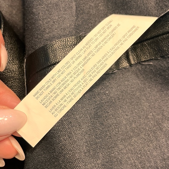 Eloquii Black Faux Leather Midi Dress Size 18 NWT - Picture 8 of 11